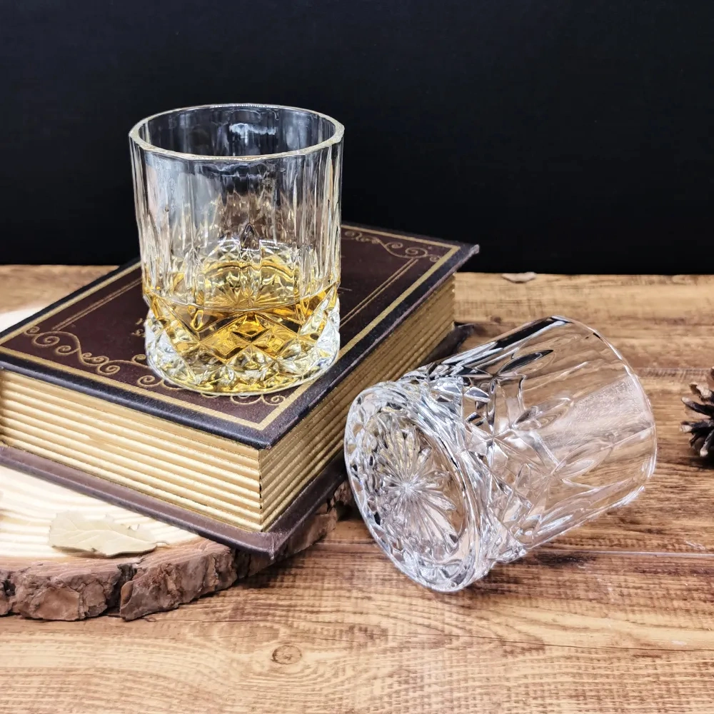 Wholesale Tumbler Whiskey Drinking Glasses Rock Whisky Wine Glass