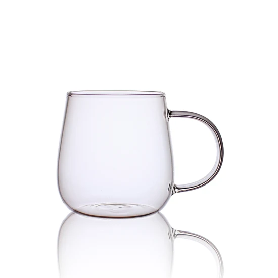 Tazza di vetro Bicchieri da dessert in vetro Tazza di succo Acqua fredda Bicchiere da caffè Tè Latte Tazza di vetreria Stoviglie