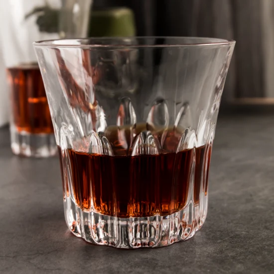 Commercio all'ingrosso 15 once vecchio stile Dof cristallo bicchiere bicchiere bicchieri bicchieri bicchieri rotondo rock whisky bicchiere per whisky cocktail liquore vino birra