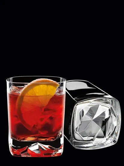 Bicchiere da whisky da cocktail in cristallo vecchio stile Amazon da 13,5 once